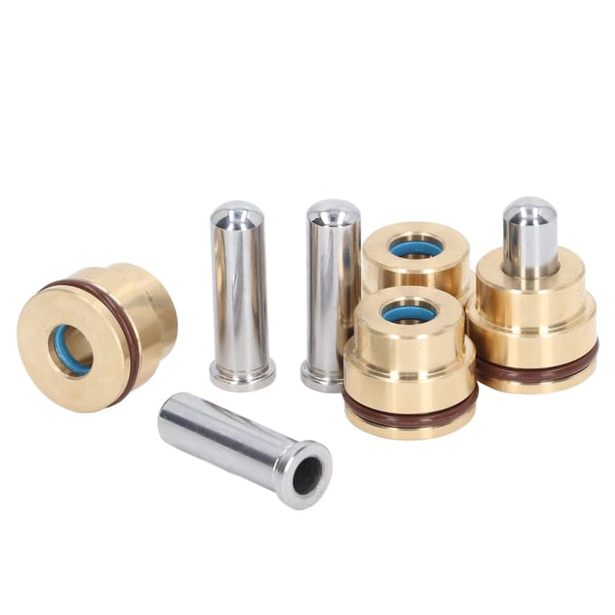 4 Pièces Poignée de Commande d'Excavatrice Haute Dureté Joystick Bouton Hydraulique Poignée Tête Ogive pour beige