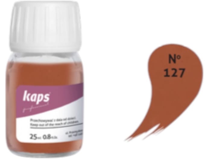 Kaps super color leer & kunstleer verf inc.cleaner - (127) Mango - 25ml
