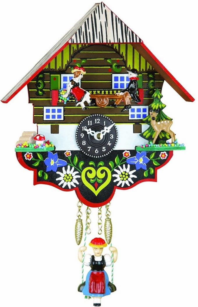 Trenkle - 48_SWQ - Wandklok - kwarts - Miniatur-Uhr
