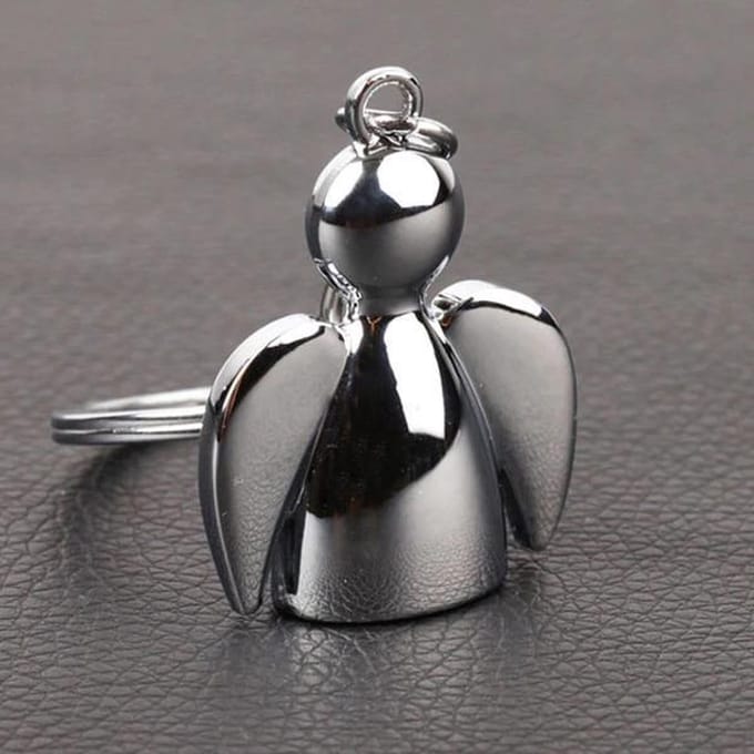 Sleutelhanger Cadebo - Beschermengel - Zilver - Gratis Verzonden