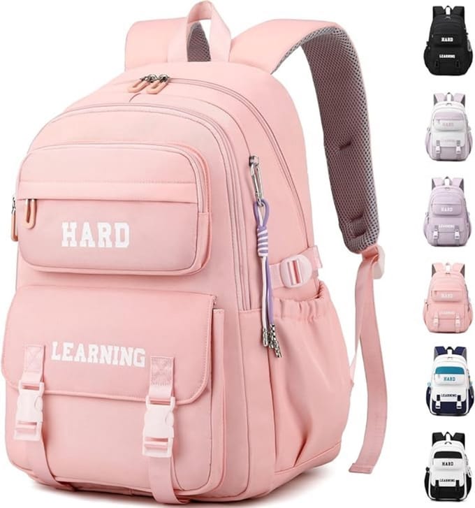 Boekentas Meisjes Lagere School - Schooltas Eersteleerjaar Groot - Roze