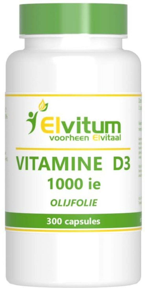 How2behealthy - Vitamine D3 1000 ie - 300 capsules