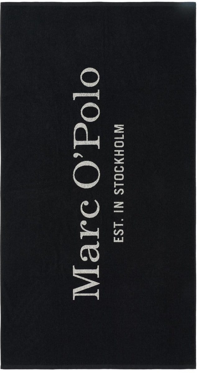 Marc O'Polo Statement Strandlaken New black - 100x180 cm