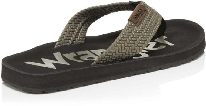 Wrangler Heren Zane Flipflop Men Low Olive/black | Maat: 41