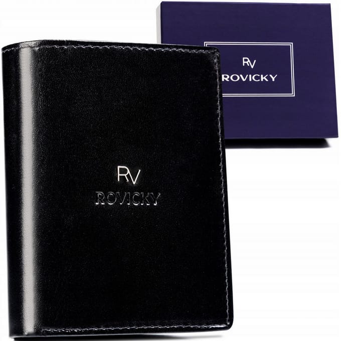 Rovicky - Grote Lederen Portemonnee - RFID-systeem - Elegant en Functioneel - Exclusief Design