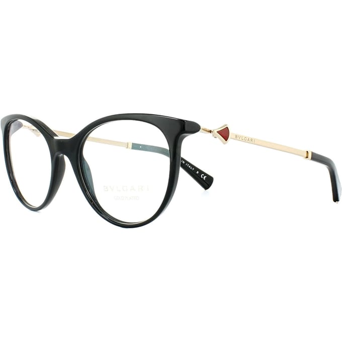 Bvlgari Bril 4149KB ​​5195 Zwart goudrood 52 mm dames