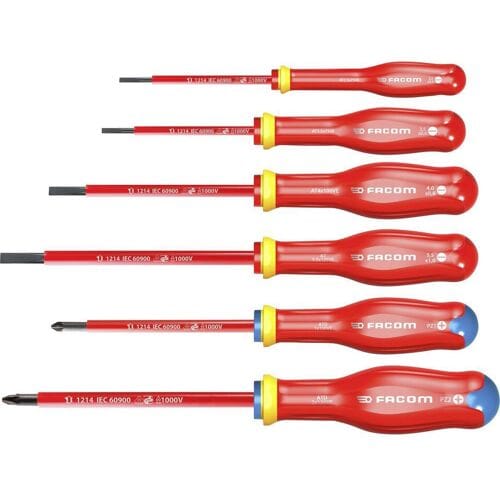 Facom SET VAN 6 1000V schroevendraaiers - ATDVE.J6PB
