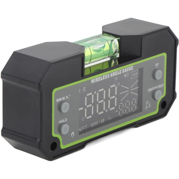 Digitale Hoekmeter Dubbele Assen Inclinometer Magnetische Adsorptie LCD Scherm Elektronische Hoekzoeker met Bluetooth gray