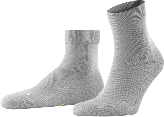 FALKE Cool Kick eenkleurig functioneel materiaal sokken unisex grijs - maat 37-38