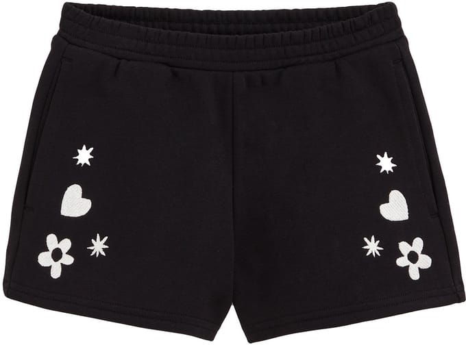 WE Fashion Meisjes sweatshort met embroideries