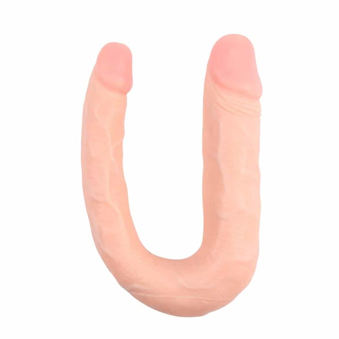Dubbele Dildo 34 cm - Huidskleur