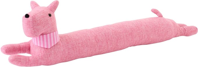 J-Line tochrol Hond + Sjaal - polyester - roze