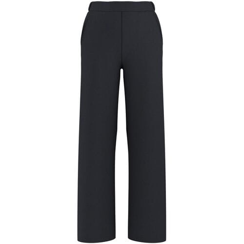 ESMARA Dames broek, wide leg (Zwart, M (40/42))
