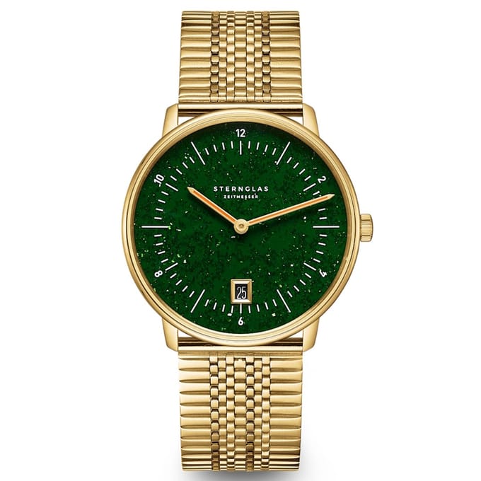 Sternglas Naos Edition Aventurine Dark Green S01-NAN41-ME09