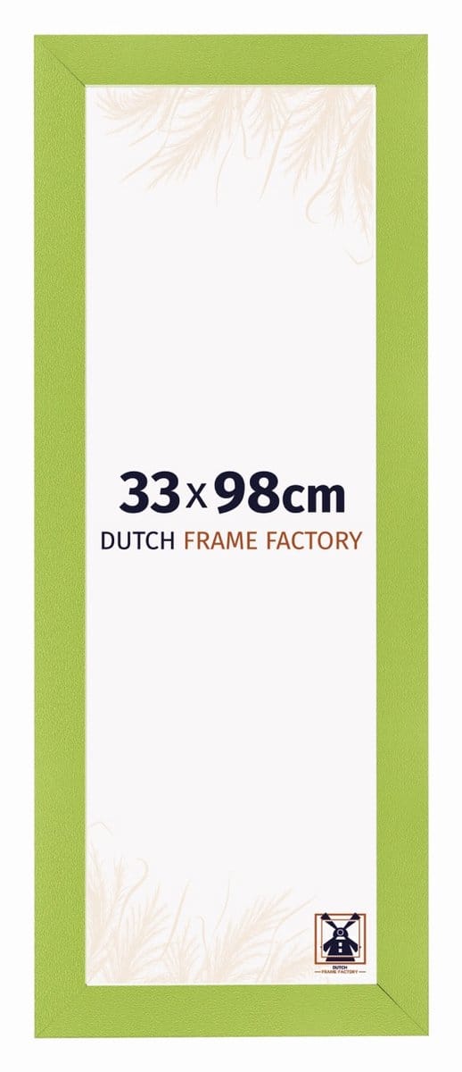 Fotolijst 33x98 cm - MDF - Groen - Praag