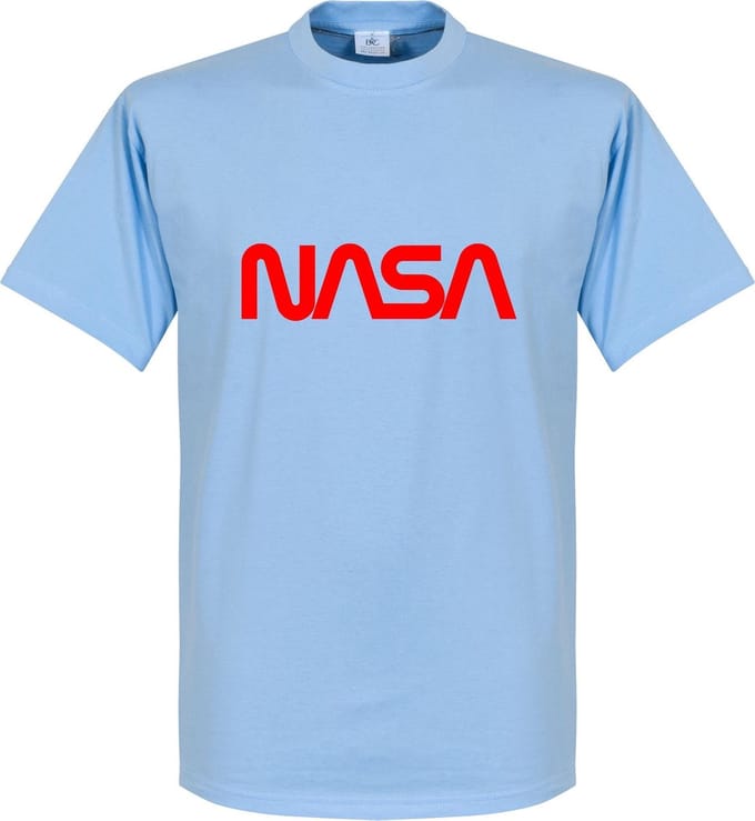 NASA T-Shirt - Lichtblauw - XL