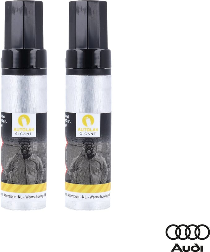 AUDI - lakstift (set) - L0A9 - PERLMUTTWEISS-MET.