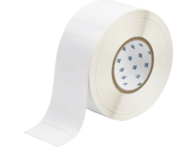 Brady THT-17-423-3 label polyester glanzend wit 50,80 x 25,40 mm (origineel)