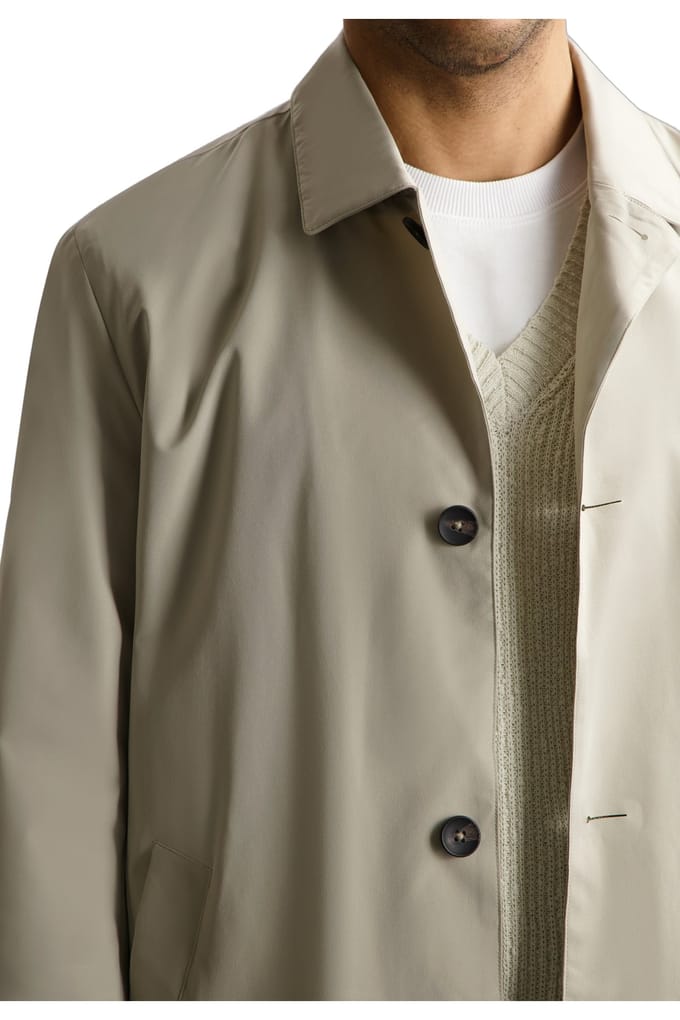 Dstrezzed Ds-ethan Carcoat Aluminium Größe: XXL | Trench Coats Outlet | Herren