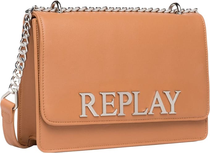 REPLAY Schoudertas Avondtas Crossbody Bag Brick Brown Terracotta