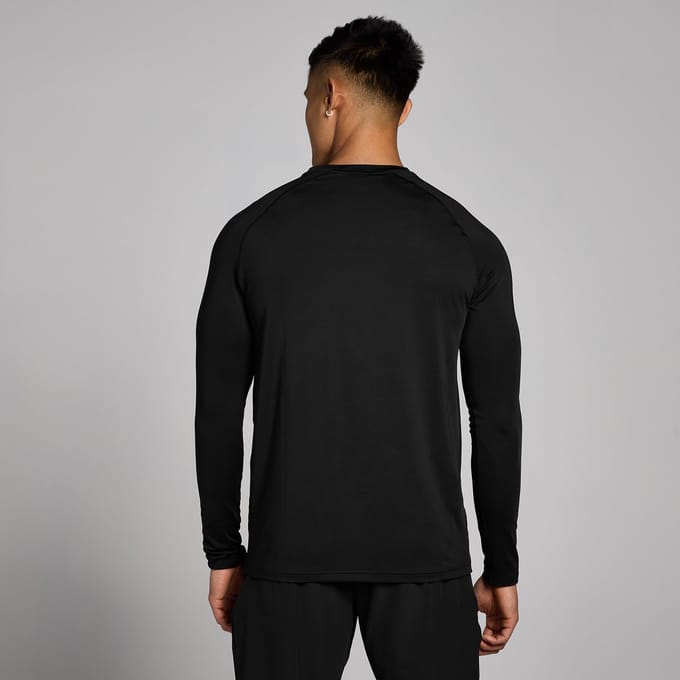 MP trainingsshirt met lange mouwen voor heren - Zwart - S