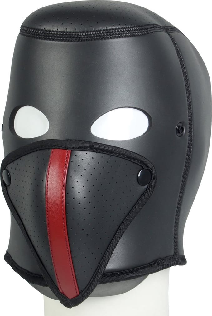 Banoch | Masker Cobra | neopreen | afneembaar oog & mondmasker | bondage