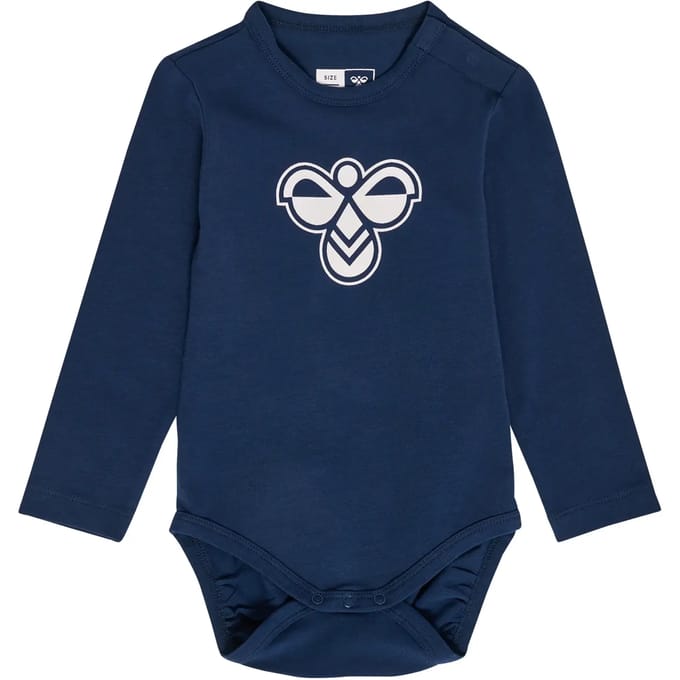 Baby romper met lange mouwen Hummel Logo