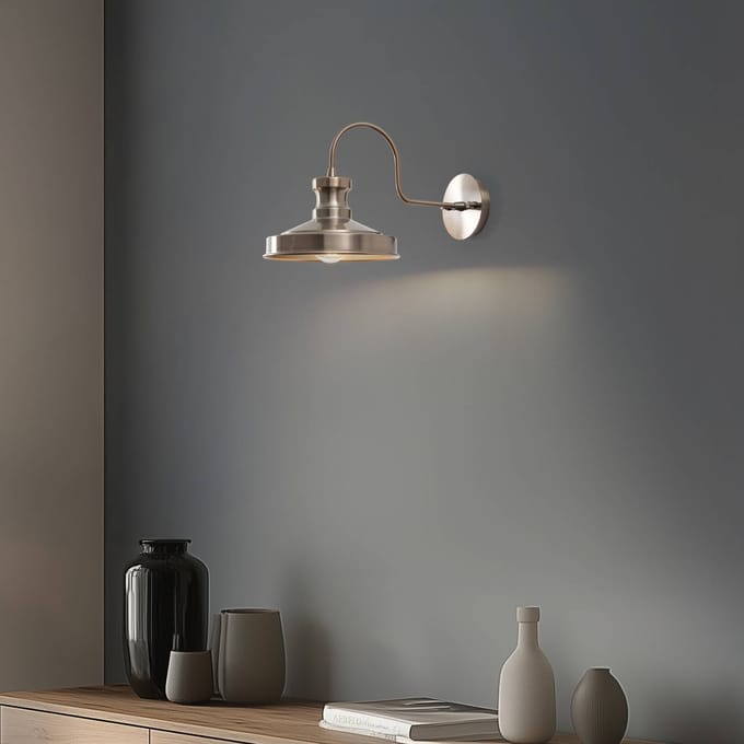 Opviq Wandlamp Berceste, oud messing, metaal, hoogte 23 cm, E27