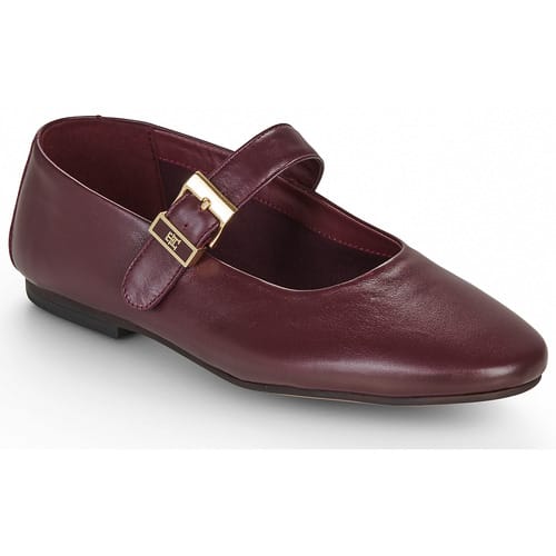 Ballerina's Tommy Hilfiger TH BUCKLE LEATHER BALLERINA