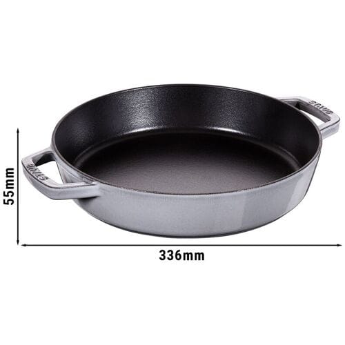 STAUB PANS - Koekenpan - Ø 260mm - Gietijzer - Grafietgrijs