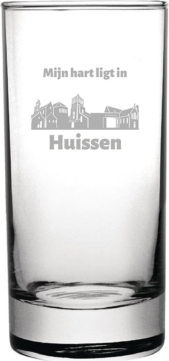 Gegraveerde longdrinkglas 28,5cl Huissen