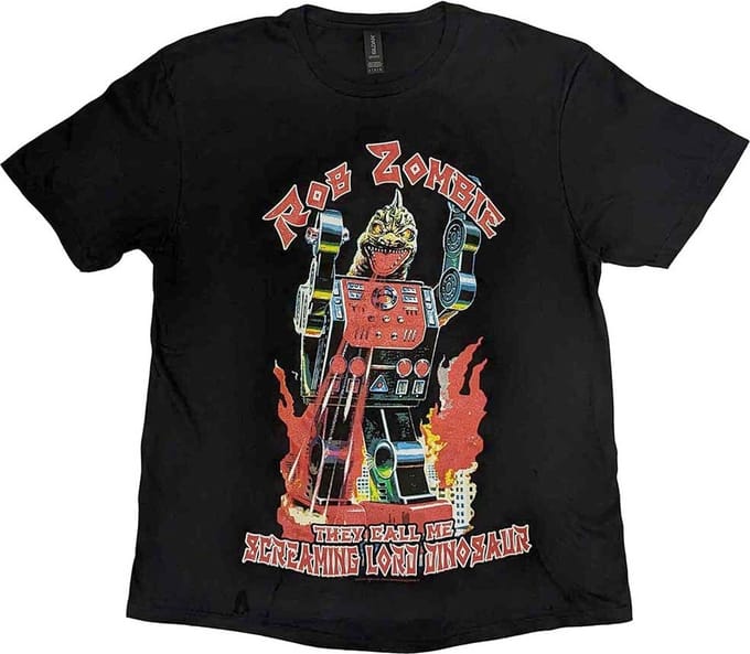 Rob Zombie - Lord Dinosaur Heren T-shirt - M - Zwart