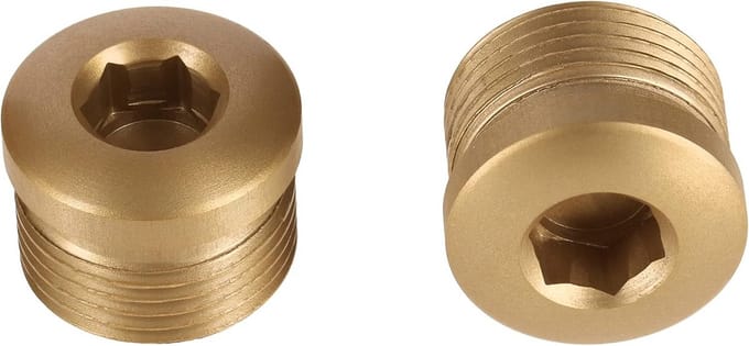 Aluminium Platte Fietspedalen Eindkappen voor MTB en Racefiets - 2 Stuks