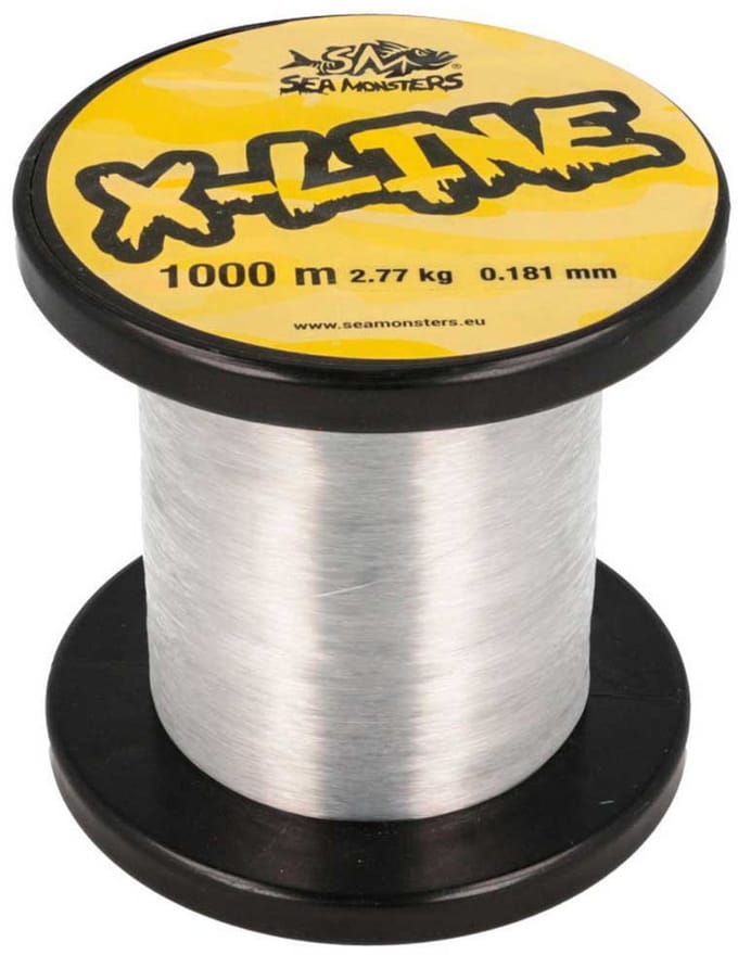 Sea Monsters X-line 1000 M Monofilament Zilver 0.148 mm