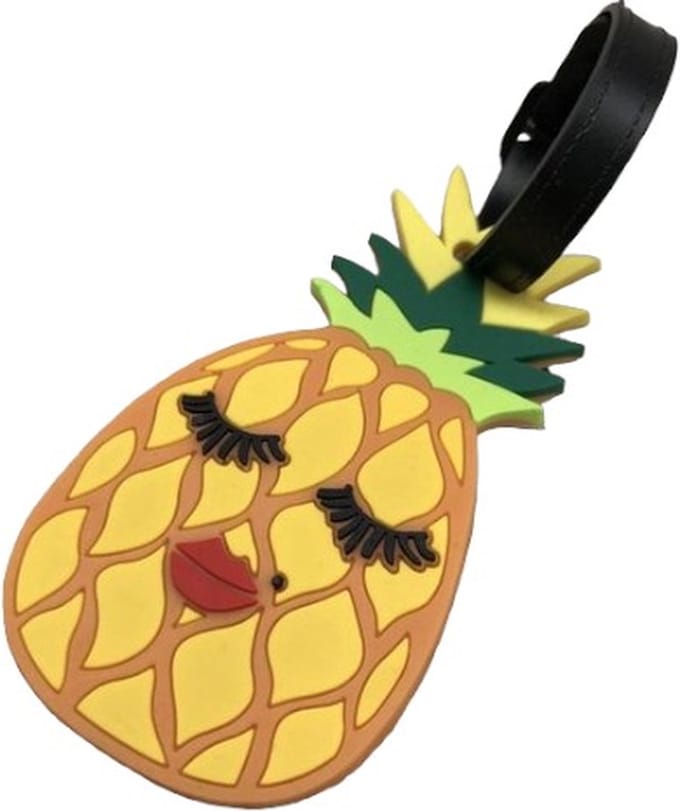 Hiden - Pineapple Bagage Tag - Bagage label - Koffer accessoires - Reizen - Vakantie - Koffer