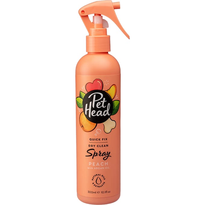 Droge Shampoo Pet Head Quick Fix Hond Perzik Spray (300 ml)