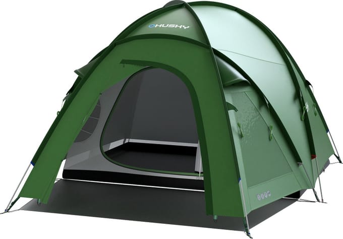 Husky Familietent Bigless  420 Cm Polyester - Groen - 5 Persoons