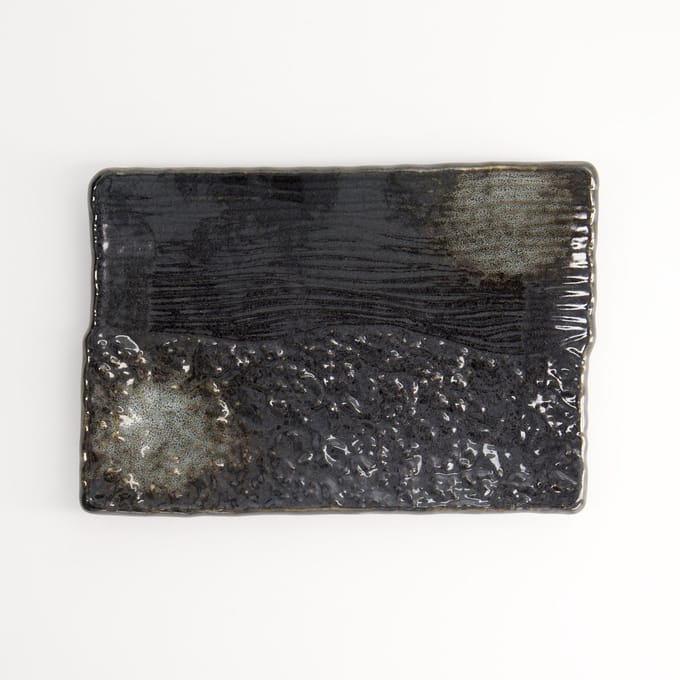 Tokyo Design Studio - Mino Craft Bord - Zwart - 21 x 14,5 x 2,5 cm