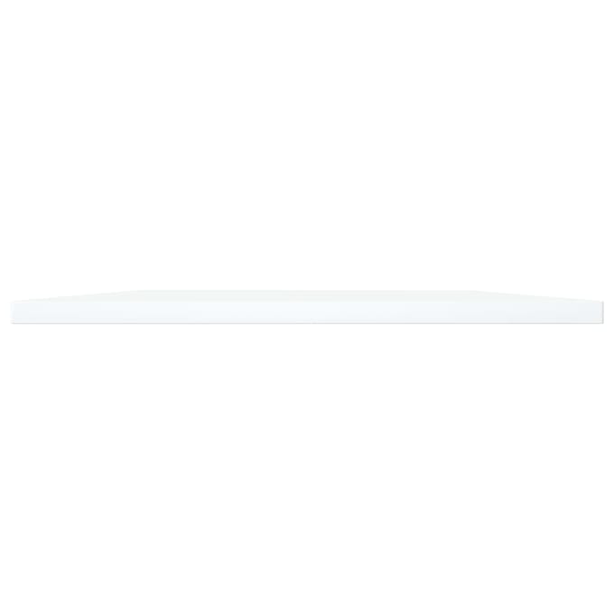 vidaXL - Wandschappen - 4 - st - 80x40x1,5 - cm - bewerkt - hout - wit