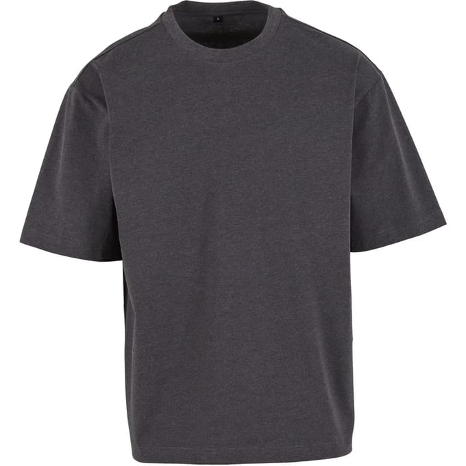 Build your Brand Loose Fit Tee BY391 - Charcoal - 5XL