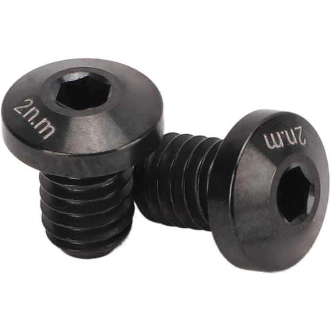 2 stuks Fietsremschroeven Nauwkeurige Schroefdraad Mountainbike Rem Vaste Schroeven voor UT6800DA9000DA9010FORCE Black black