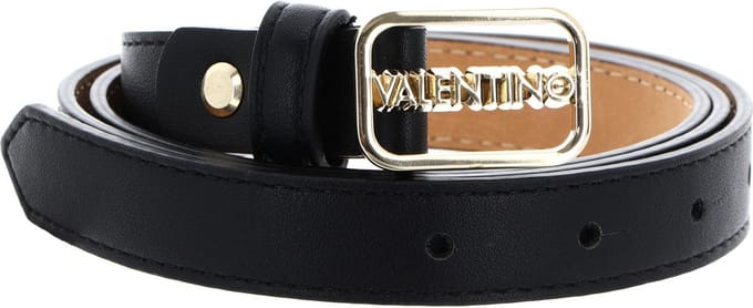 VALENTINO Riem Around Plaque Buckle Belt W85 Nero / Oro Zwart