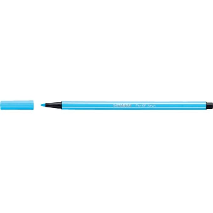 STABILO Pen 68 - Premium Viltstift - Neon Blauw - per stuk
