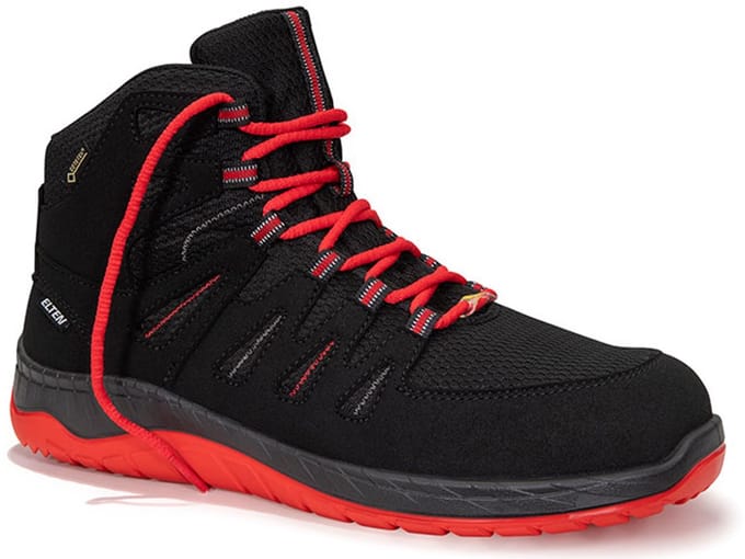 Elten Maddox GTX Mid ESD S3 769241 W - Zwart/Rood - 43