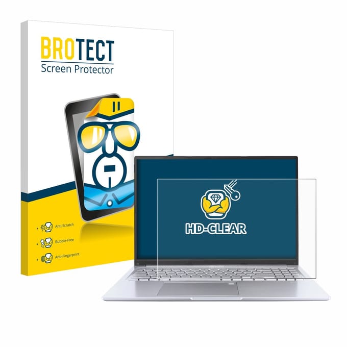 BROTECT - Screenprotector voor ASUS Vivobook 16 M1605 - Folie Beschermfolie transparant