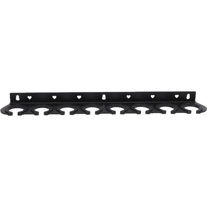 8-Sleuf Multi Microfoonhouder Multifunctionele Handheld Microfoonstandaard Opberg Organizer Tray voor Bedrade Draadloze Microfoons black
