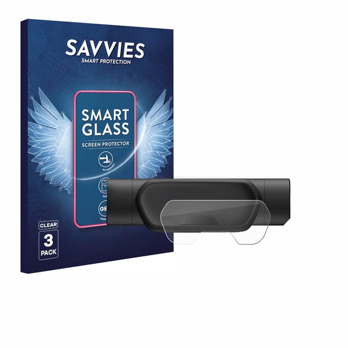 3 Stuks Savvies Screenprotector - geschikt voor Segway Ninebot eKickScooter E2 Pro - beschermfolie glas transparant