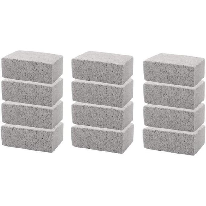 Brosses de nettoyage - Lot de 12 - Pierre ponce - Accès facile - Nettoyage efficace