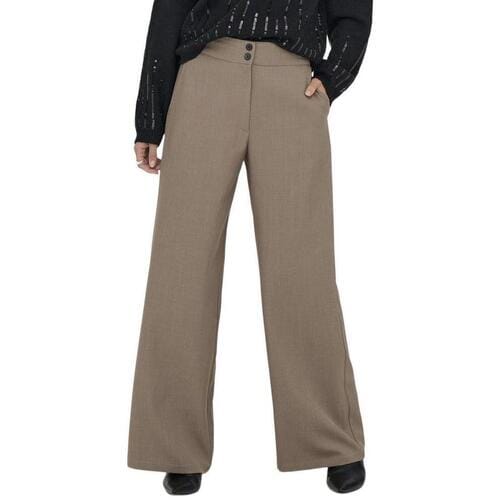 Jacqueline de Yong Jdydora hw wide pant tlr taupe