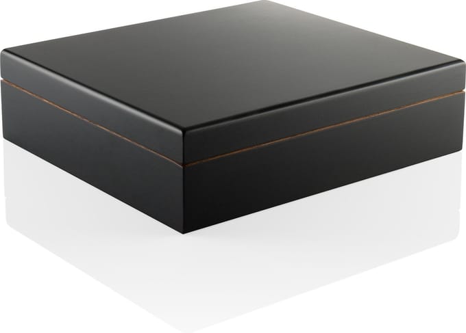 Mat zwarte humidor